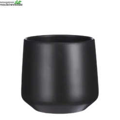 Pot Amber D28h26cm D.grijs Mat