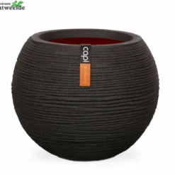Pot Bol Iii Rib D17h14cm Zwart