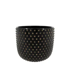 Pot Bolino D24h21cm Shiny Zwart