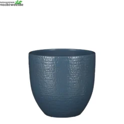 Pot Carrie Glaze D24h22cm Blauw