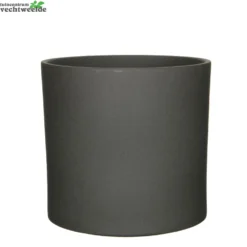 Pot Era D32.5h31cm Donkergrijs Mat - Mica
