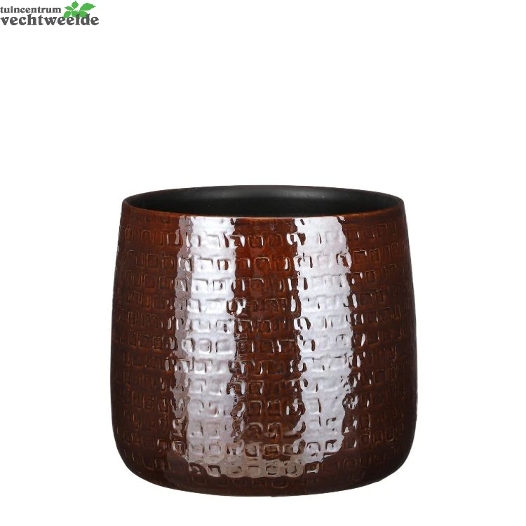 Pot Floyd D28h23.5cm Bruin 1 Pot Floyd D28h23.5cm Bruin