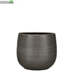 Pot Gabriel D25h20cm Donkergrijs - Mica