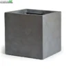 Pot Kubus Cf B65 - H53cm Auth Grijs
