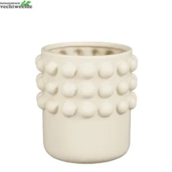 Pot Pam D19.5h20.5cm Off White