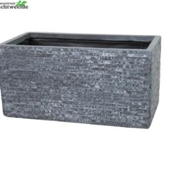 Pot Rechth Utah L100 - B45 - H45cm Grafiet