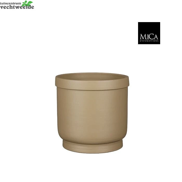 Pot Riva D22h20cm Taupe 1 Pot Riva D22h20cm Taupe
