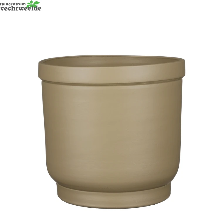 Pot Riva D26h23cm Taupe 1 Pot Riva D26h23cm Taupe