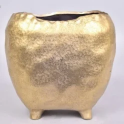 SAVAR GOLD POT OVAAL 26x17x25cm