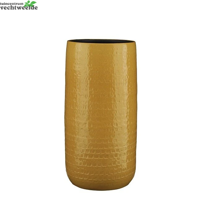 Vaas Floyd D25h50cm Oker - Mica 1 Vaas Floyd D25h50cm Oker - Mica