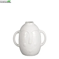 Vaas L19b12.7h18.6cm Wit